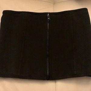 Black waist trainer corset